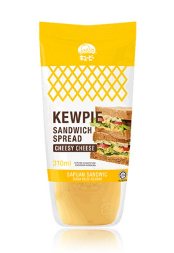 KEWPIE SANDWICH SPREAD CHEESY CHEESE 310ML