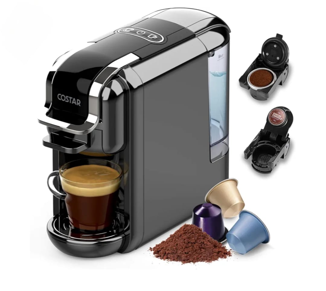 COSTAR Capsules & Coffee Powder 2-in-1 Espresso Machine