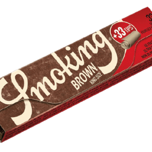 SMOKING Rolling Paper – BROWN (King Size) + Tips