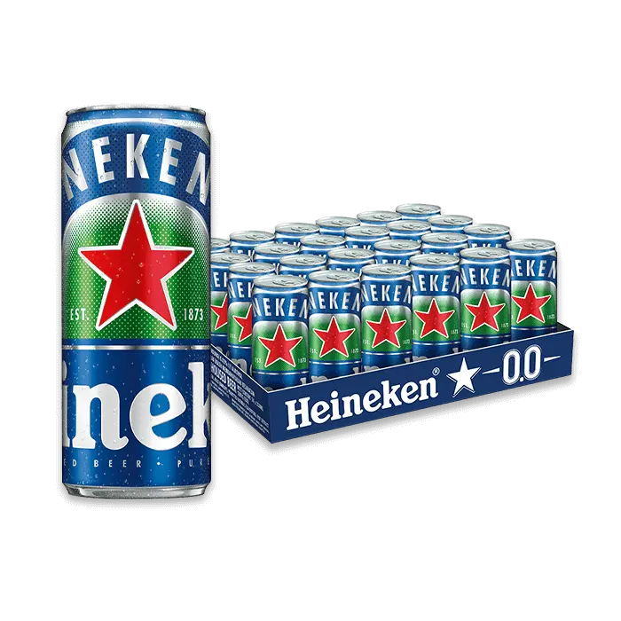 Heineken Beer 0.0 Non-Alcoholic Malt Drink – 330 ml